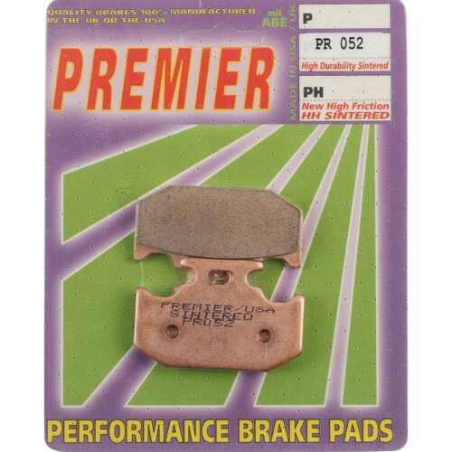 For Suzuki RM250 1989-1991 Premier Full Sintered Rear Brake Pads