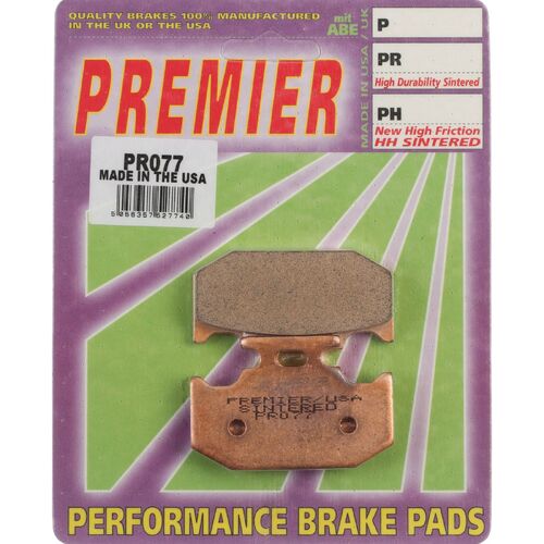 For Suzuki DR-Z250 2001-2020 Premier Full Sintered Rear Brake Pads
