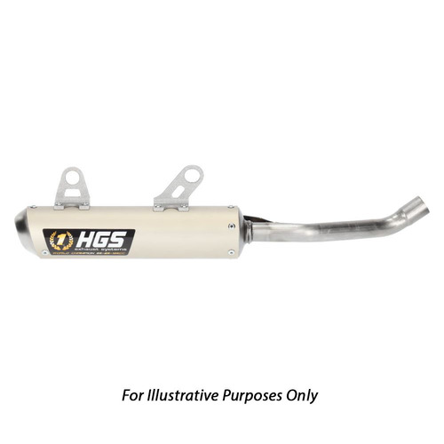 KTM 150 EXC TPI 2020-2024 HGS Grey 2 Stroke Silencer Exhaust Muffler