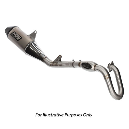 KTM 250 XC-F 2023-2025 HGS Stainless Steel Carbon 4 Stroke Full Exhaust Pipe System