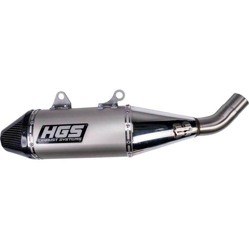 KTM 250 XC-F 2023-2025 HGS Stainless Steel Carbon 4 Stroke Silencer Exhaust Muffler Pipe
