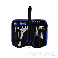 X-Tech Compact 28 Piece Tool Kit - Pliers, Sockets, SCrewdriver, Shifter & Case