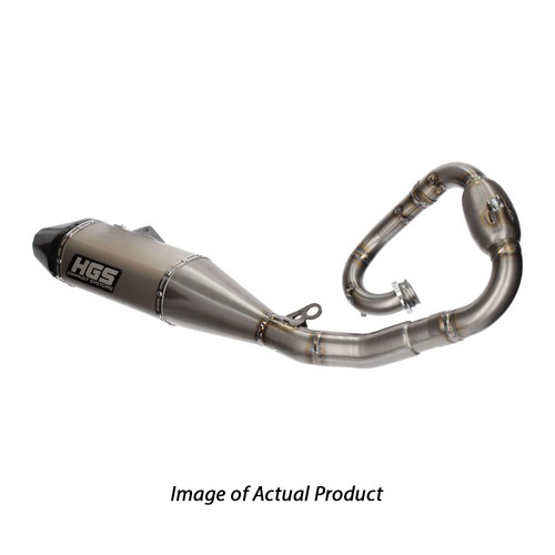Yamaha YZ250F 2019-2025 HGS Titanium Carbon 4 Stroke Full Exhaust Pipe System