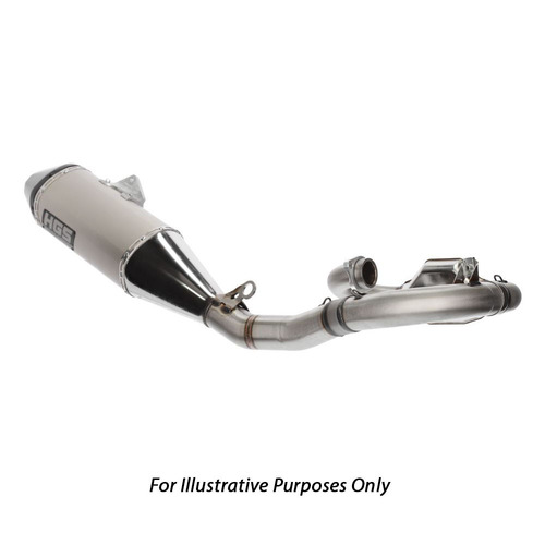 Yamaha YZ450F 2023-2025 HGS Stainless Steel Carbon 4 Stroke Full Exhaust Pipe System