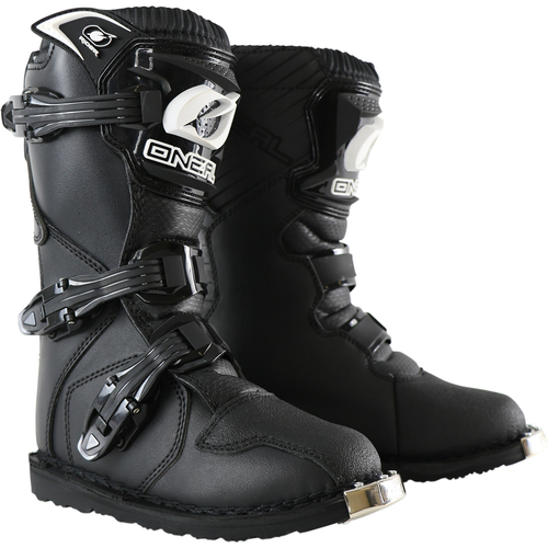 Oneal Youth Rider Motocross MX Boots Black Kids K11}