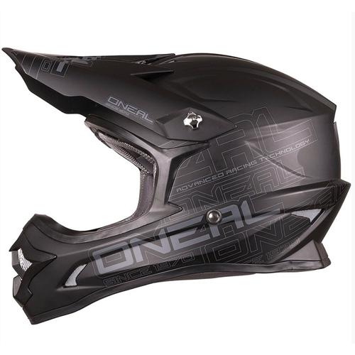 Oneal 2020 Series 3 Motocross MX Helmet Flat Black - Youth