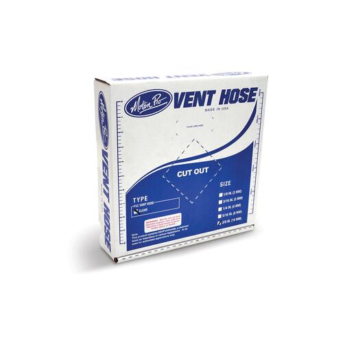 Motion Pro Clear PVC Vent Hose 1/4" 6mm ID X 25ft