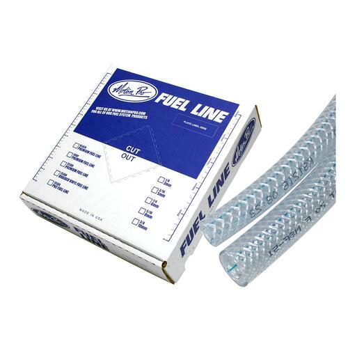 Motion Pro Braided Vinyl Fuel Line 3/8" 10mm ID X 25ft