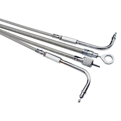Yamaha XV1700 Road Star 2004 - 2006 Motion Pro Armour Coat Stainless Steel Motorcycle Throttle Pull Cable