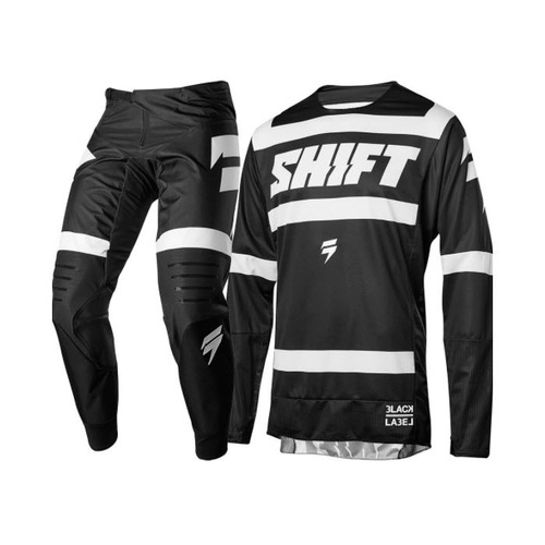 2019 Shift Black Label Mainline Pants-Black/White-32 