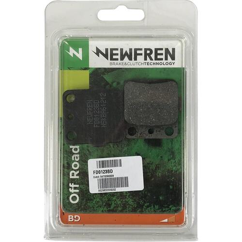 Yamaha YZF-R125 2009-2011 Newfren Rear Brake Pads Off Road ATV Organic