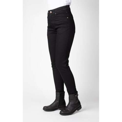 BULL-IT Ladies Tactical Motorcycle Jeans Eclipse Slim Black 16