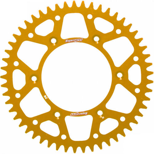 Kawasaki KDX200 1983-2003 50t Gold Supersprox Rear Sprocket Lightweight Alloy