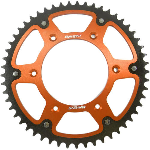 KTM 105 SX 2007-2011 46t Orange Supersprox Rear Sprocket Stealth Composite
