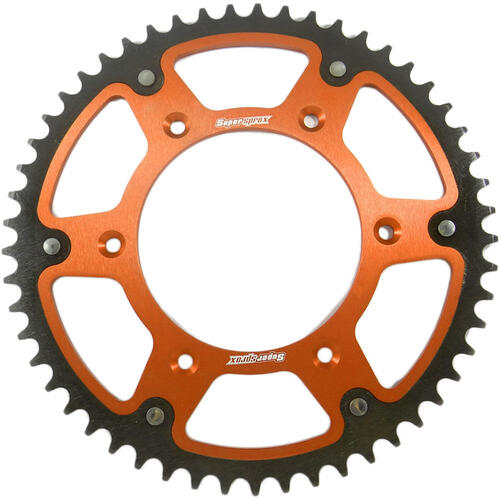 KTM 105 SX 2007-2011 49t Orange Supersprox Rear Sprocket Stealth Composite
