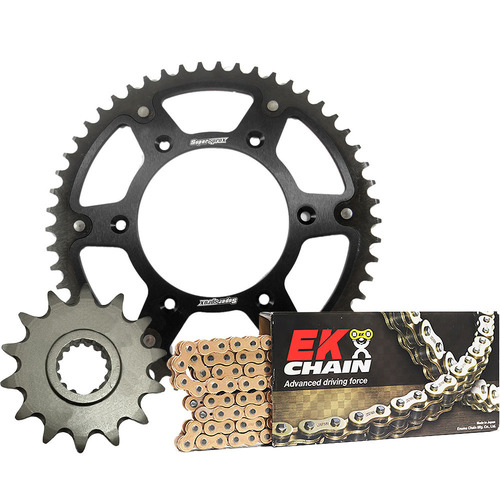 KTM 450 XC-F 2023-2024 Supersprox Chain & Sprocket Kit 13t/52t Aluminium Black Rear