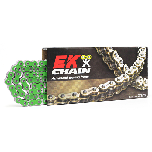 Gas Gas EC250 Marzocchi 2000-2006 EK 520 Rxo SX'Ring Heavy Duty Narrow Race Chain 120L - Metallic Green