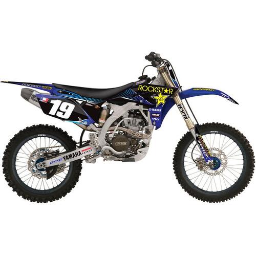 Yamaha YZ250F 2010-2012 Factory Effex Complete Graphics Kit Rockstar Energy