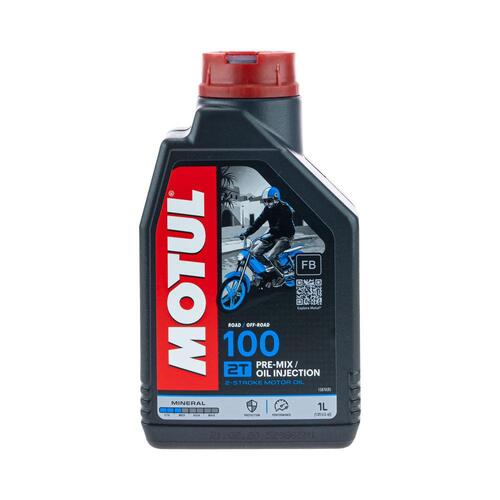 Motul 100 Motorcycle Pre-Mix 2 Stroke Engine Oil 1L