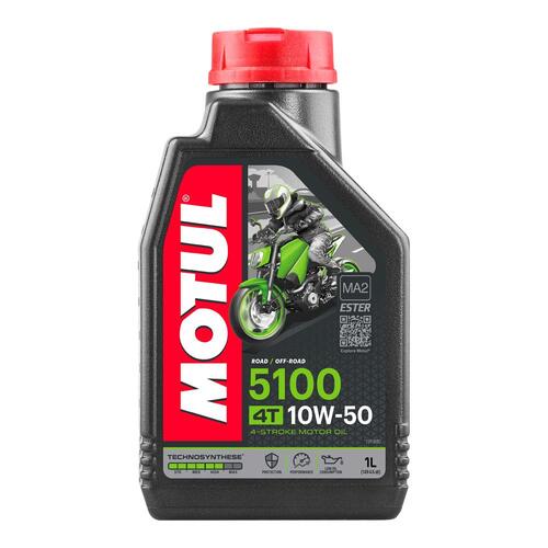 Motul 5100 Motorcycle Engine Oil (10W 50) 4T 1L