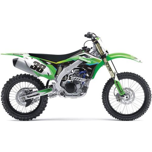 Kawasaki KX450F 2009-2011 Factory Effex Evo11 Radiator Shroud Graphics Kit