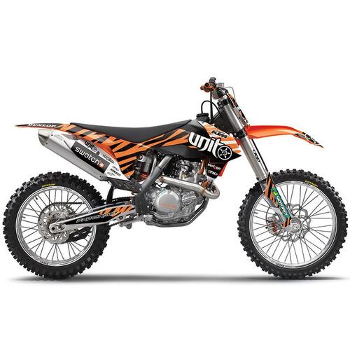 KTM 250 SX 2016-2017 Factory Effex Complete Graphics Kit Mat Rebeaud Unit FMX