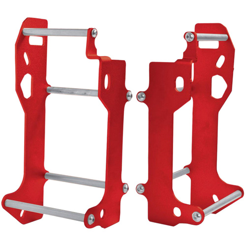 CrossPro MX Aluminium Radiator Guard Fits Honda CRF450R 2005-08 Red