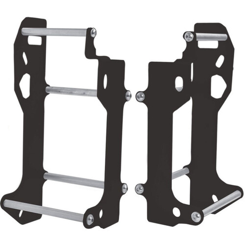 CrossPro MX Aluminium Radiator Guard Fits Honda CRF450R 2015-16 Black