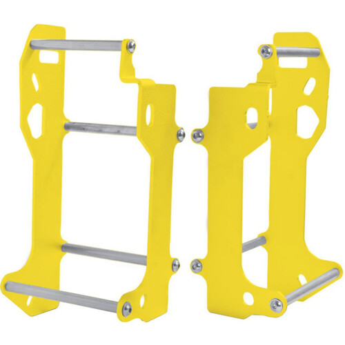 CrossPro MX Radiator Guard Fits KTM (Fits Without Fan) Yellow