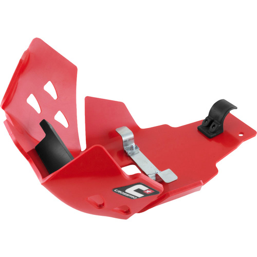 CrossPro DTC MX Engine Guard Skid Plate Fits Honda CRFX250 2004-12 Red