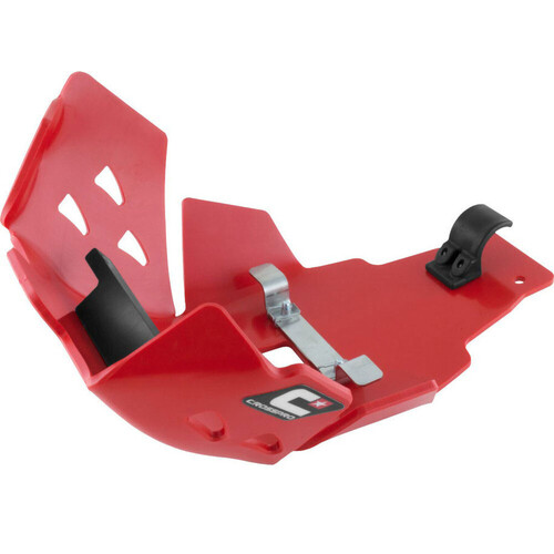 CrossPro DTC Enduro Guard Skid Plate Fits CRF250R 2014-15 Red