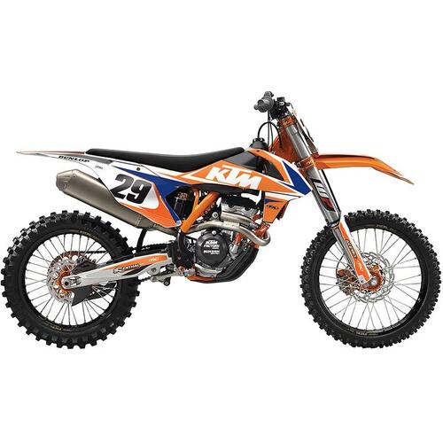 KTM 250 EXC-F 2014-2016 Factory Effex Evo15 Radiator Shroud Graphics Kit