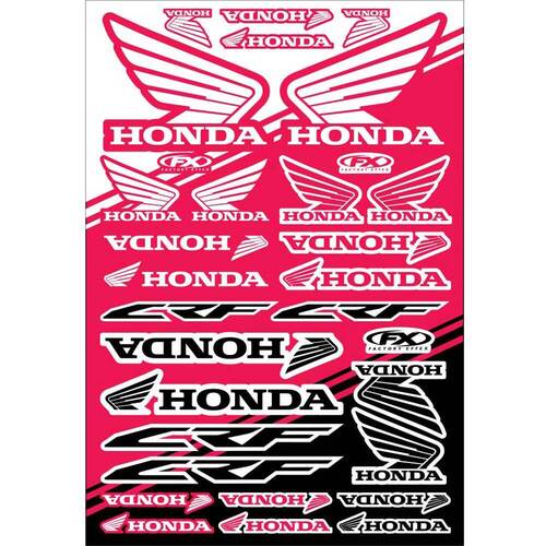 Factory Effex Honda CRF OEM Sticker Sheet