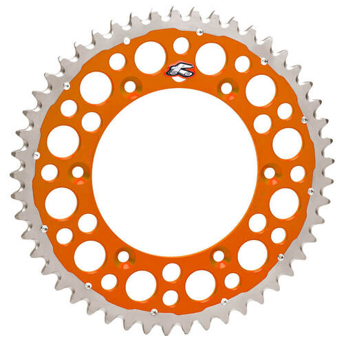 KTM 350 EXC-F Six Days 2021 Renthal Orange Twinring 48t Rear Sprocket Alloy/Steel