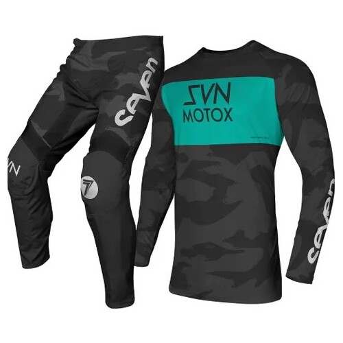 Seven Vox Pursuit MX Motocross Jersey & Pants Set Black