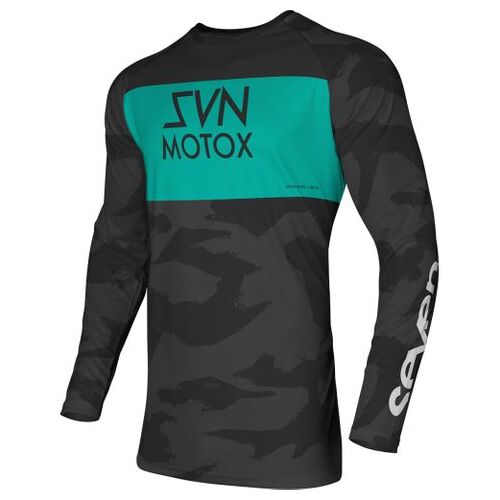 Seven Vox Pursuit MX Motocross Jersey Black