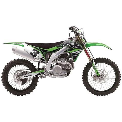 Kawasaki KX250F 2017-2019 Factory Effex Evo17 Radiator Shroud Graphics Kit