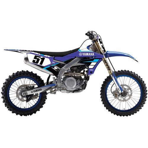 Yamaha YZ250F 2019-2020 Factory Effex Evo17 Radiator Shroud Graphics Kit