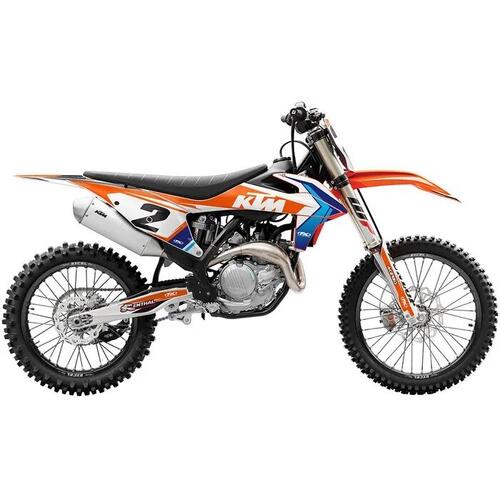 KTM 250 EXC-F 2012-2013 Factory Effex Evo17 Radiator Shroud Graphics Kit