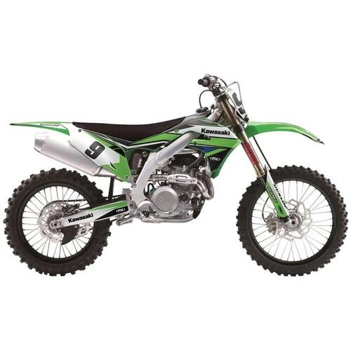 Kawasaki KX85 2001-2013 Factory Effex Evo18 Radiator Shroud Graphics Kit