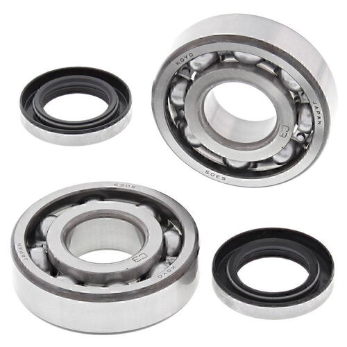 Kawasaki KDX200 Comp 1989-1990 All Balls Motorcycle Crankshaft Main Bearing & Seal Kit