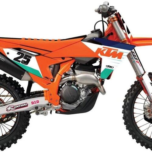 KTM 500 EXC-F 2017-2019 Factory Effex SR1 Radiator Shroud Graphics Kit