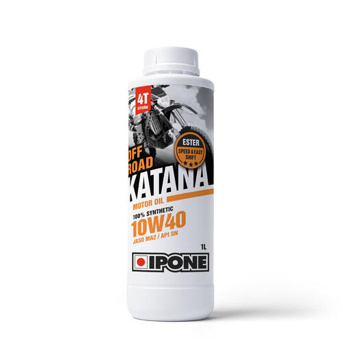 Ipone Katana Off-Road 10W40 Four-Stroke Engine Oil Synthetic Ester 1L