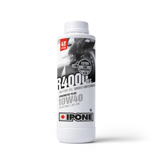 Ipone R4000 RS 10W40 Four-Stroke Engine Oil Semi-Synthetic Ester 1L