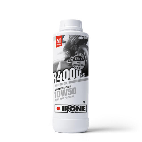 Ipone R4000 RS 10W50 Four-Stroke Engine Oil Semi-Synthetic Ester 1L