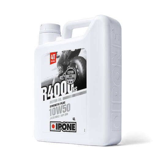 Ipone R4000 RS 10W50 Four-Stroke Engine Oil Semi-Synthetic Ester 4L