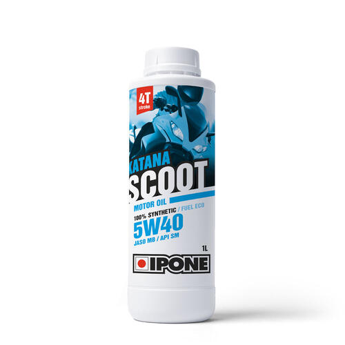 Ipone Katana Scoot 5W40 Four-Stroke Scooter Engine Oil 100% Synthetic 1L