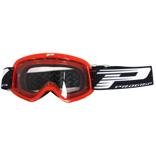 Progrip 3101 Red Kids Goggles With Clear Lens