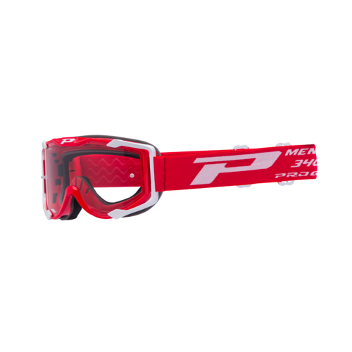 Progrip Menace 3400 MX Motocross Goggles Red