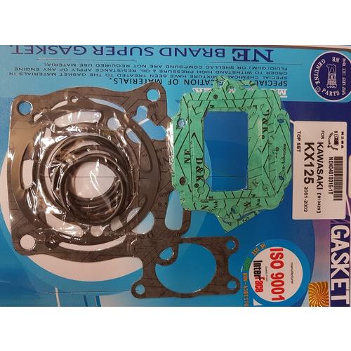 Kawasaki KX125 2001-2002 Top End Gasket Rebuild Kit 